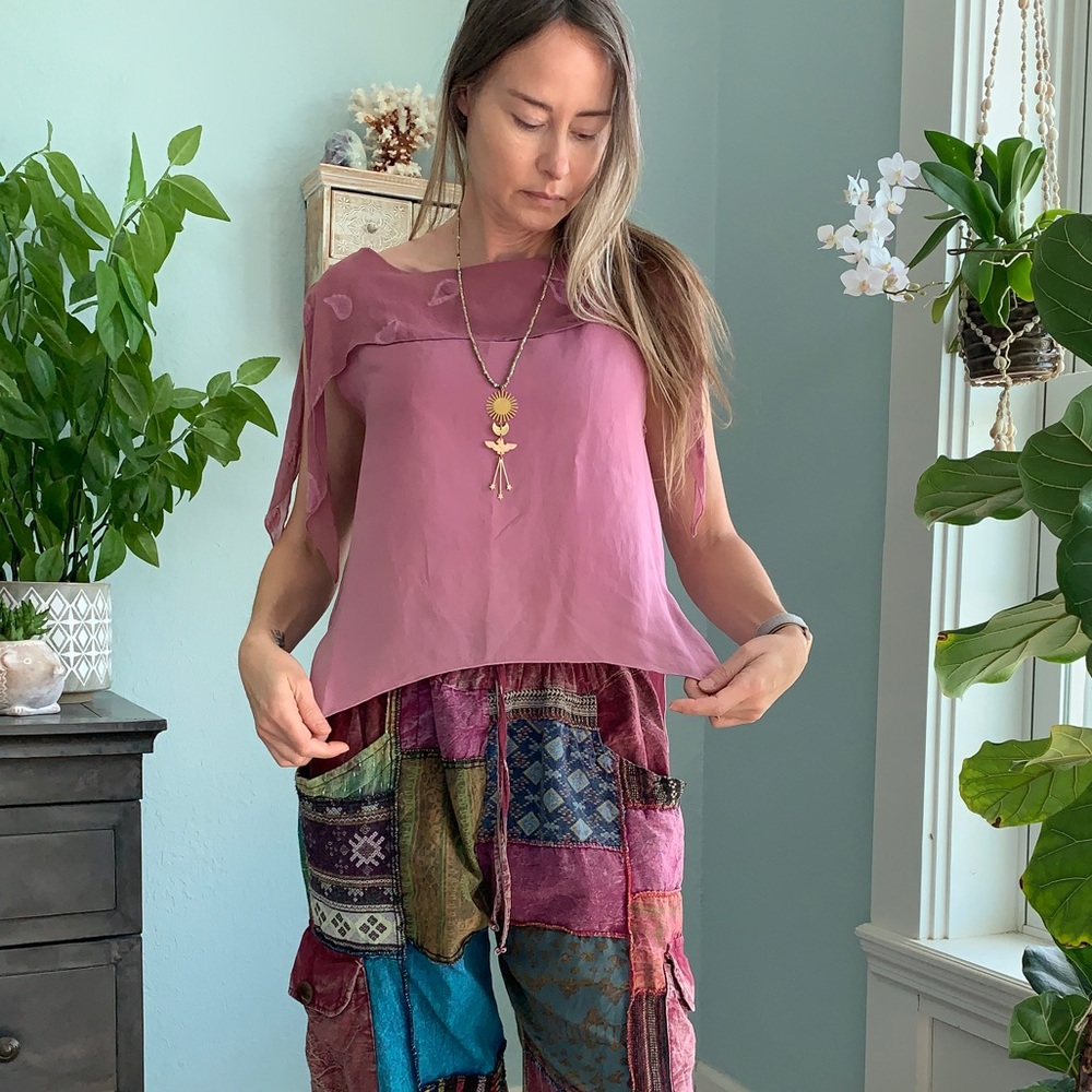 Indie Fashion Art Fair Silk Top